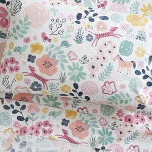 Pottery Barn Sasha's Garden Toddler Sheet Set